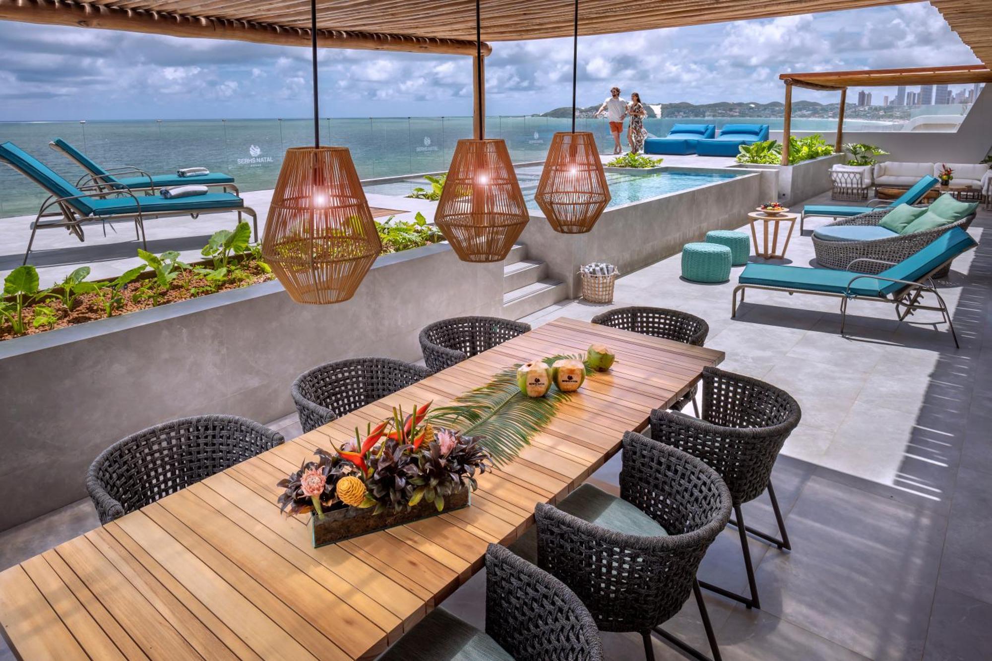 Serhs Natal Grand Hotel & Resort Esterno foto Rooftop pool at the hotel