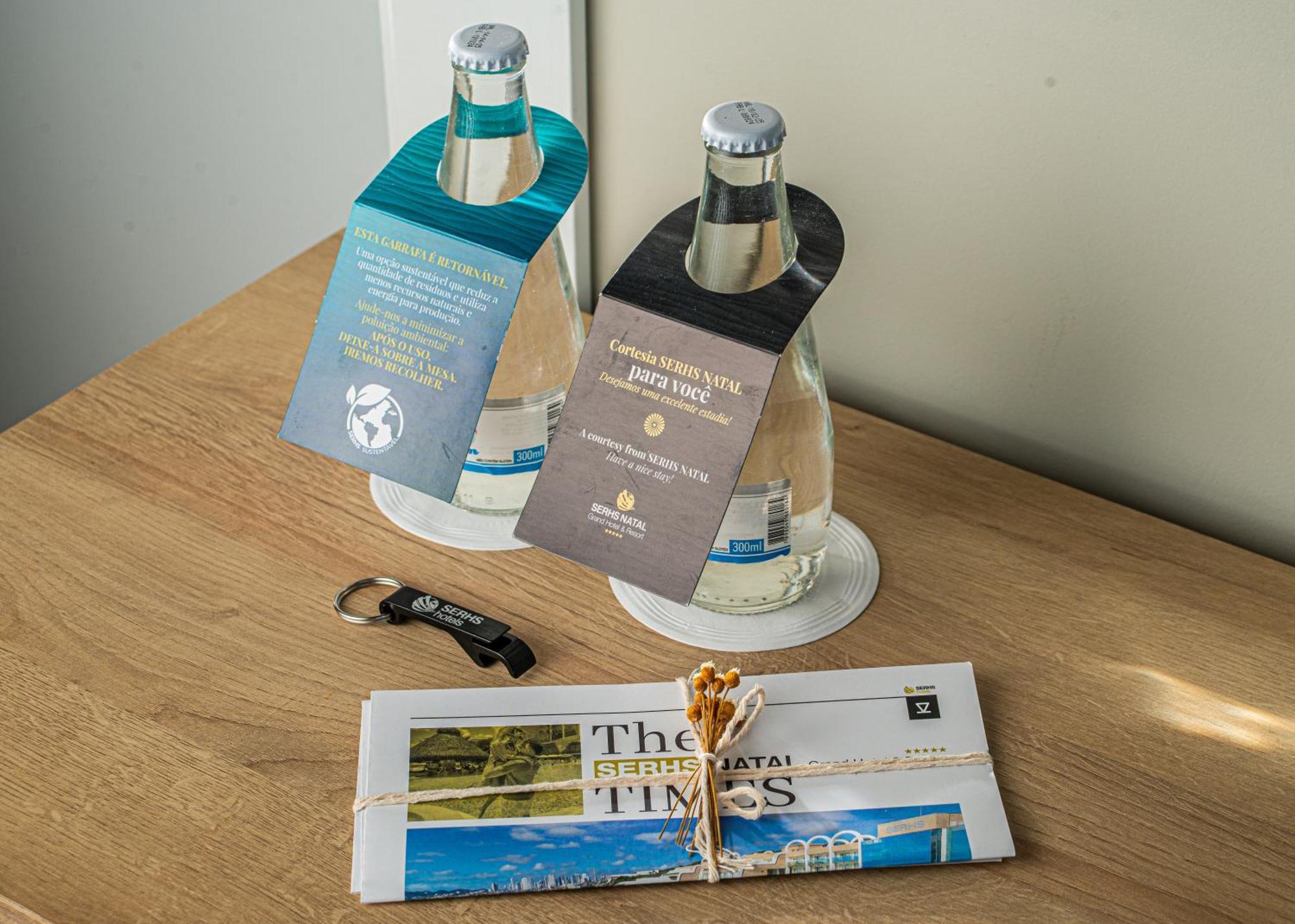 Serhs Natal Grand Hotel & Resort Esterno foto The Times newspaper in a hotel room